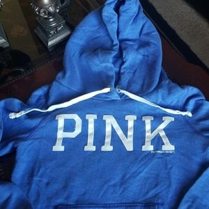 PINK purple hoodie sweatshirt sz xs